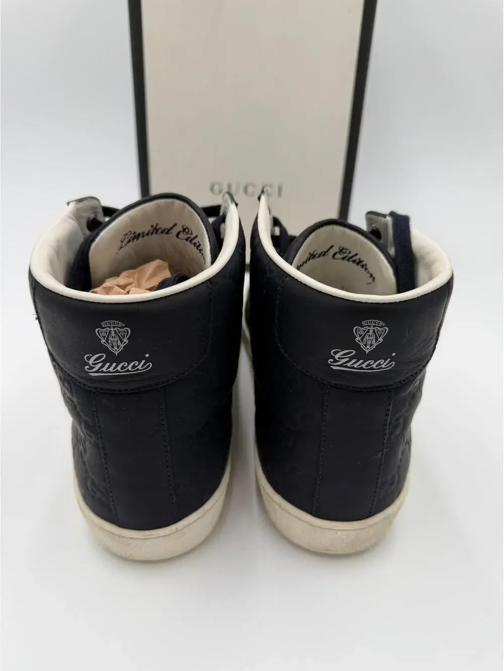Gucci GG Limited Edition High-Top Sneaker Mens Size 9.5/42.5